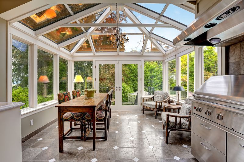 Sunroom with Garden View